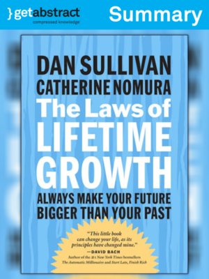 cover image of The Laws of Lifetime Growth (Summary)